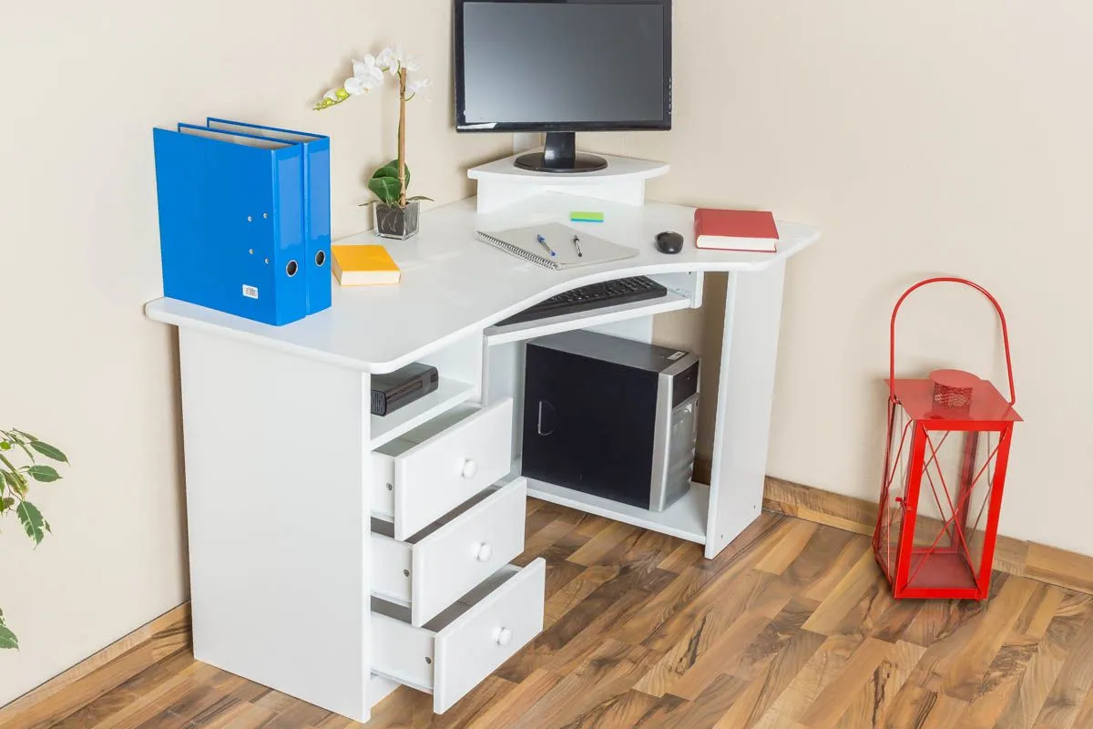 Eckschreibtisch Kiefer massiv