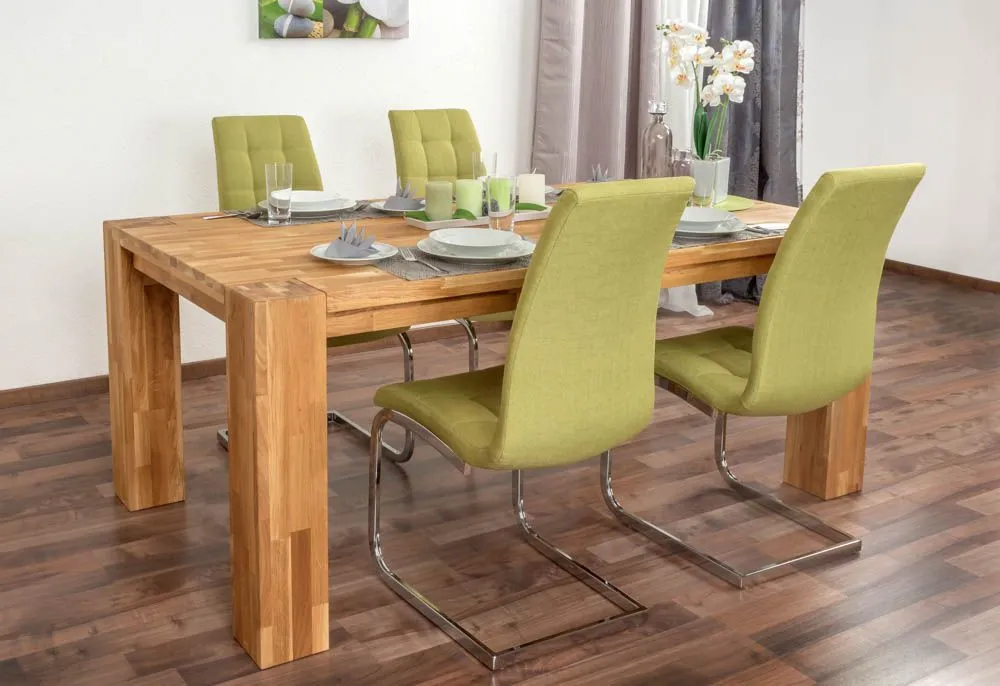 Esstisch Wooden Nature 115 Eiche massiv geölt - 180 x 100 cm (B x T)