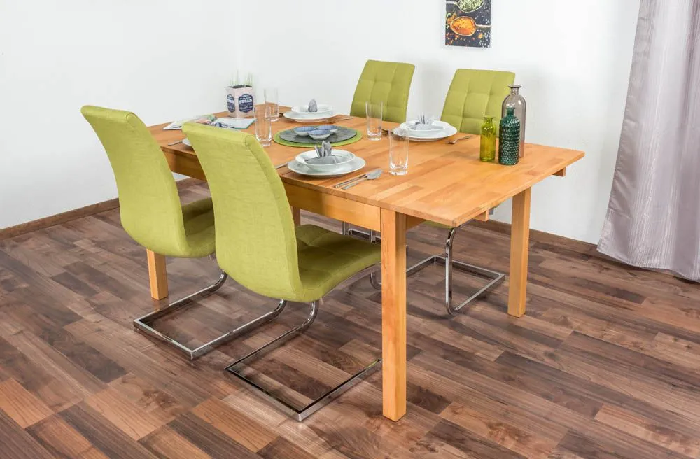 Esstisch Wooden Nature 116 Kernbuche massiv geölt - 140-180 x 90 cm (B x T)