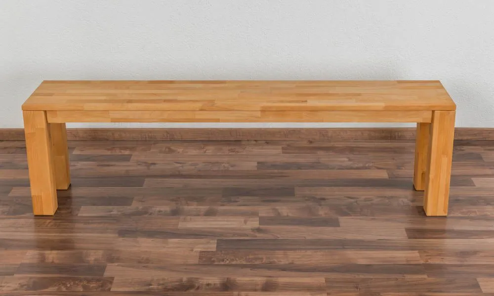 Bank Wooden Nature 132 Kernbuche massiv - 160 x 33 cm (L x B)