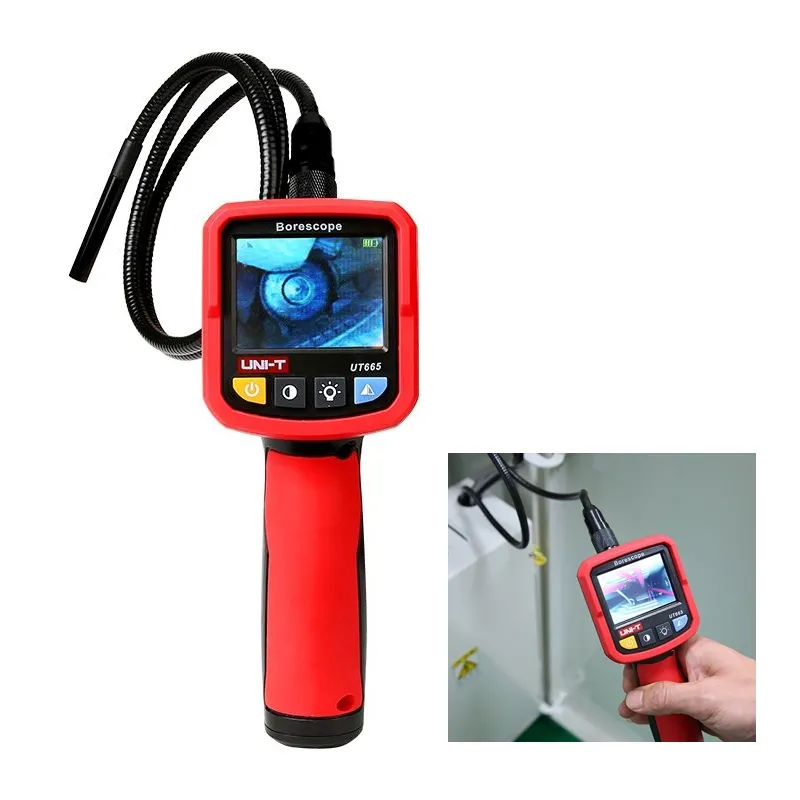 Inspektionskamera Endoskop IP67 Kamera mit Monitor und 1-Meter Kamerasonde