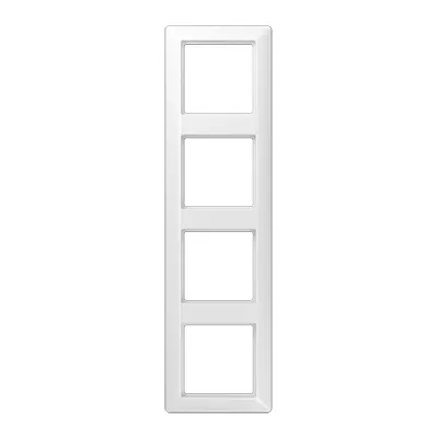 Aussenrahmen 4-fach Alpinweiss AS584WW Jung