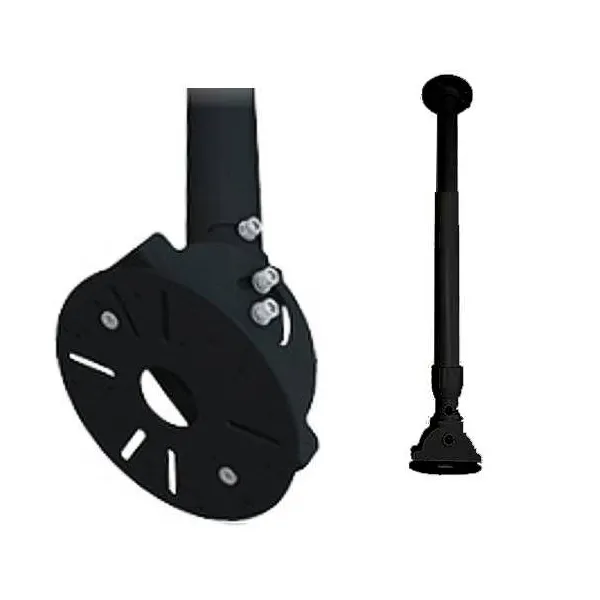 Deckenstange Schwarz Deckenhalter 0,7m bis 1,3m für Technik aller Art max 10m