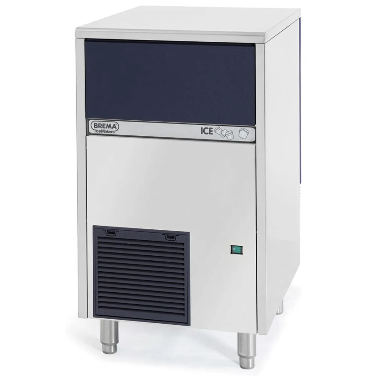 Eiswürfelbereiter, luftgekühlt, Eisproduktion pro Tag = 47 kg