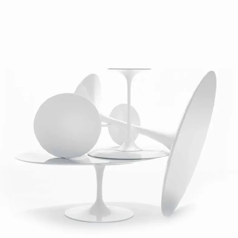 Tulip von Knoll International - Esstisch mit Laminatplatte