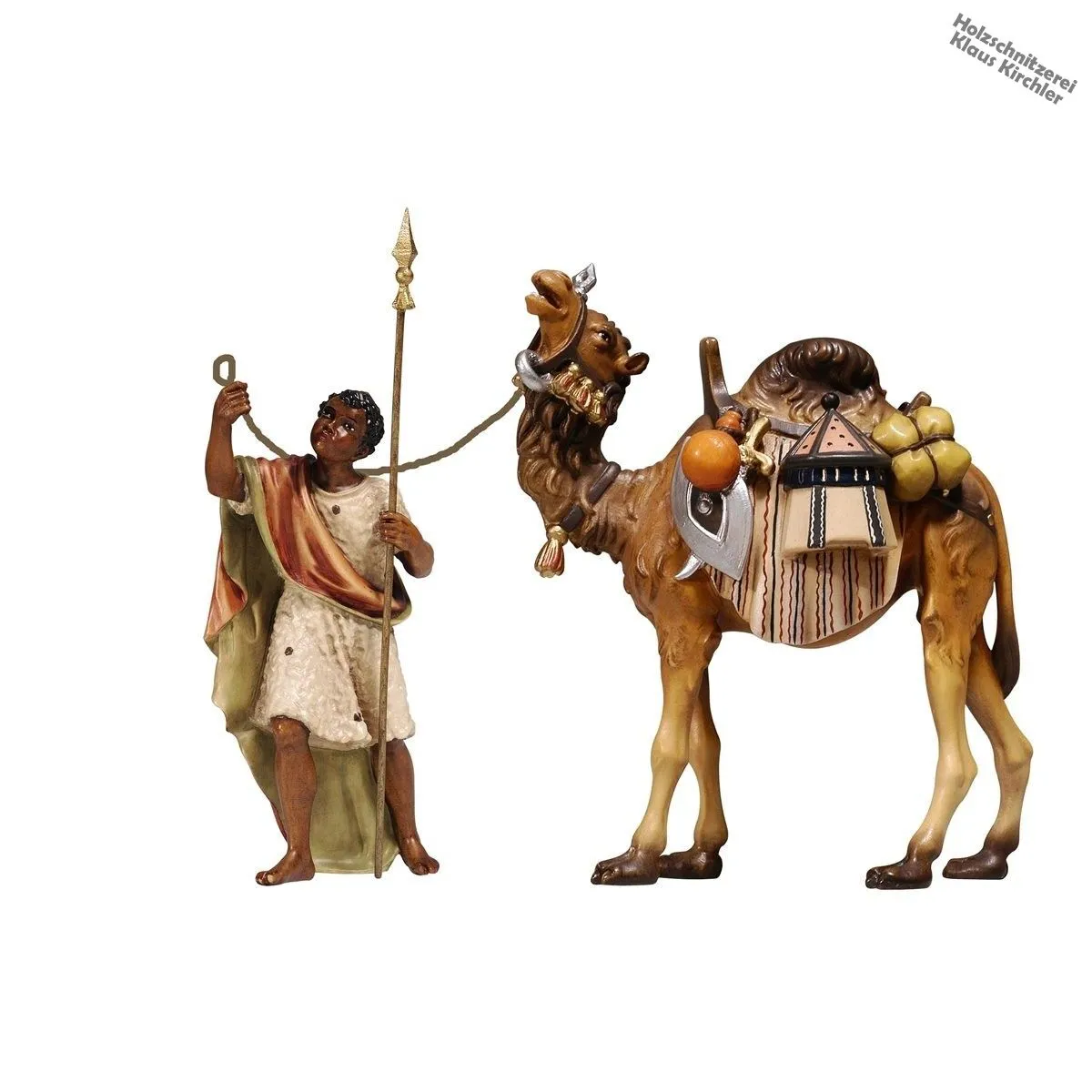 KO Kameltreiber mit Kamel mit Gepäck