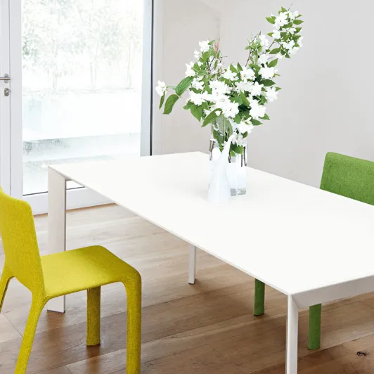 Nori Tisch Pure White von Kristalia