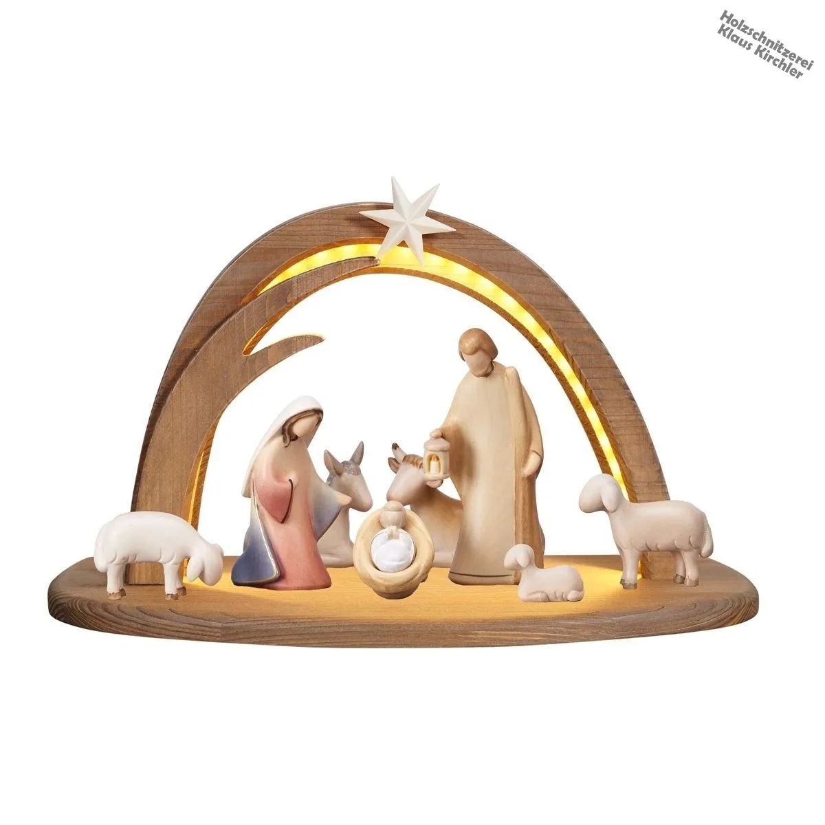 LE Set 10 teilig - Stall Leonardo mit Beleuchtung