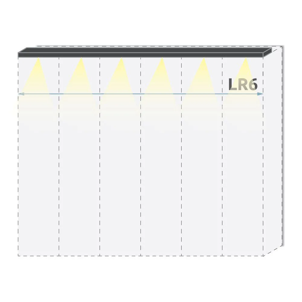 Oberer LED-Rahmen für Drehtürenschrank / Kleiderschrank Siumu und Anbaumodule, 2er Set, Farbe: Beige - Breite: 136 cm