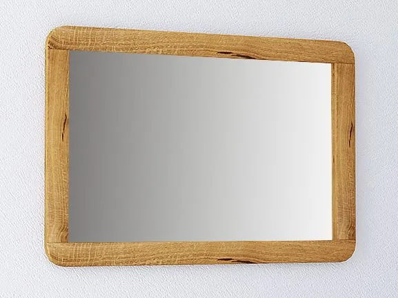 Spiegel Otago 30 Wildeiche massiv geölt - Abmessungen: 60 x 90 x 2 cm (H x B x T)
