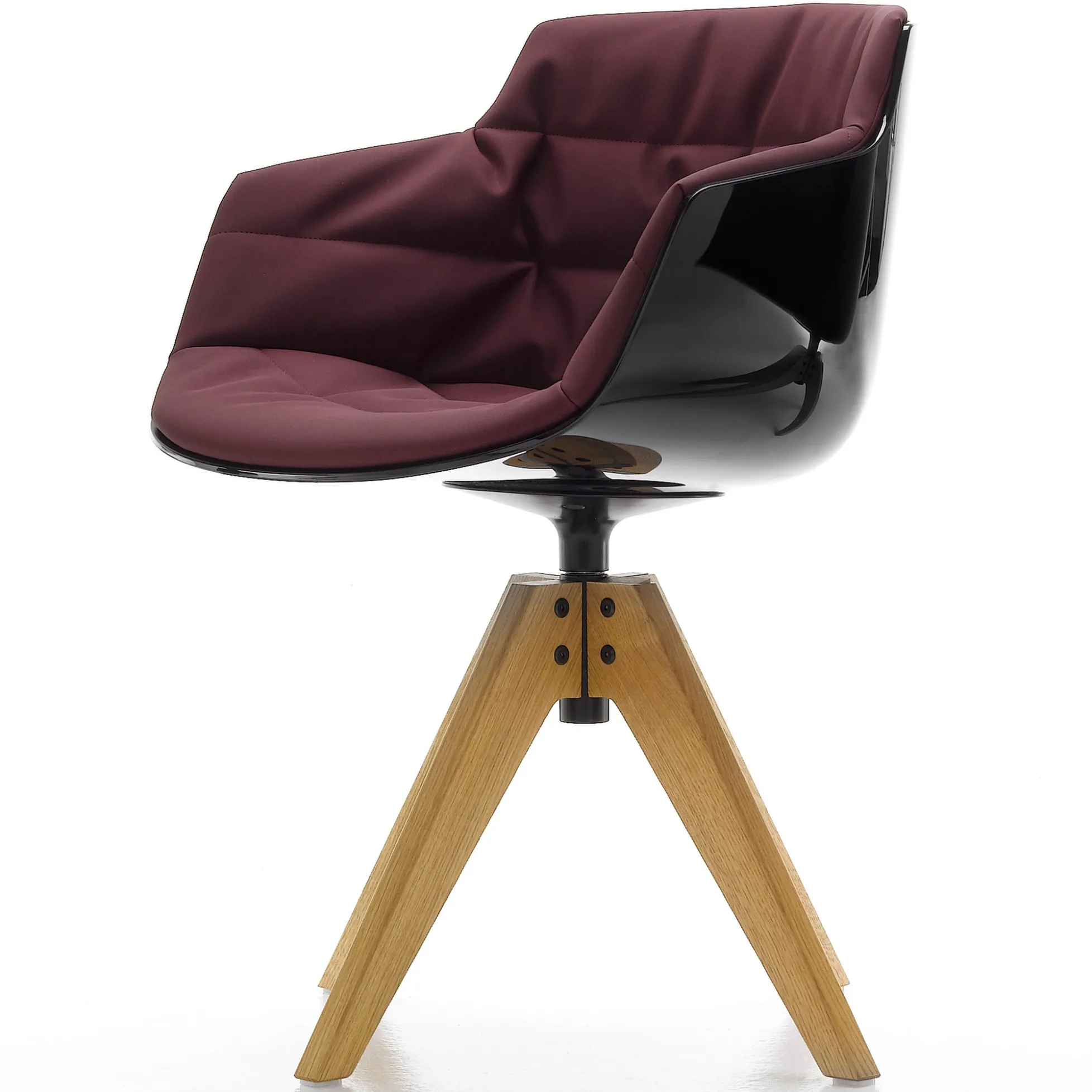 Polsterstuhl Flow Slim VN Eiche von MDF Italia