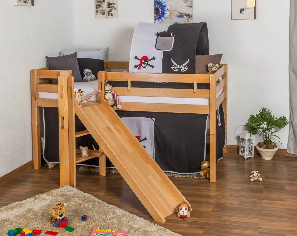 Hochbett mit Rutsche