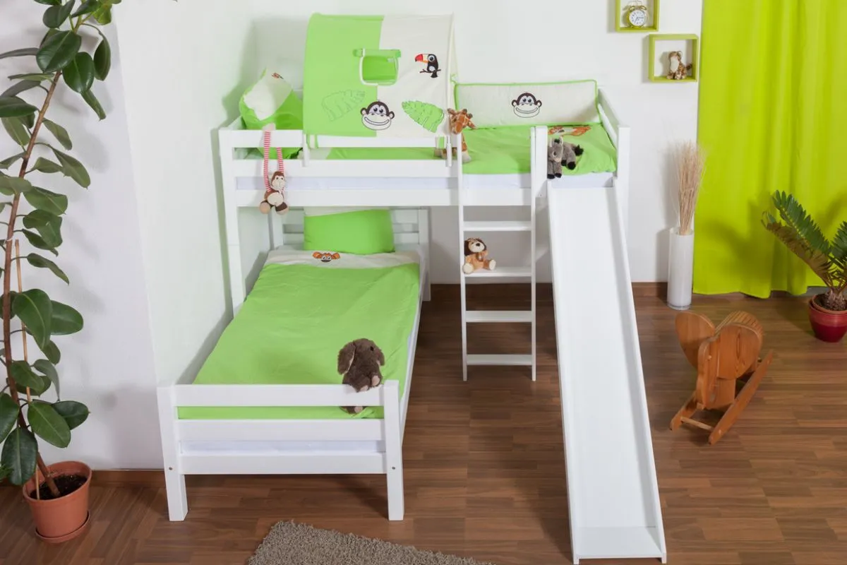 Etagenbett mit Rutsche