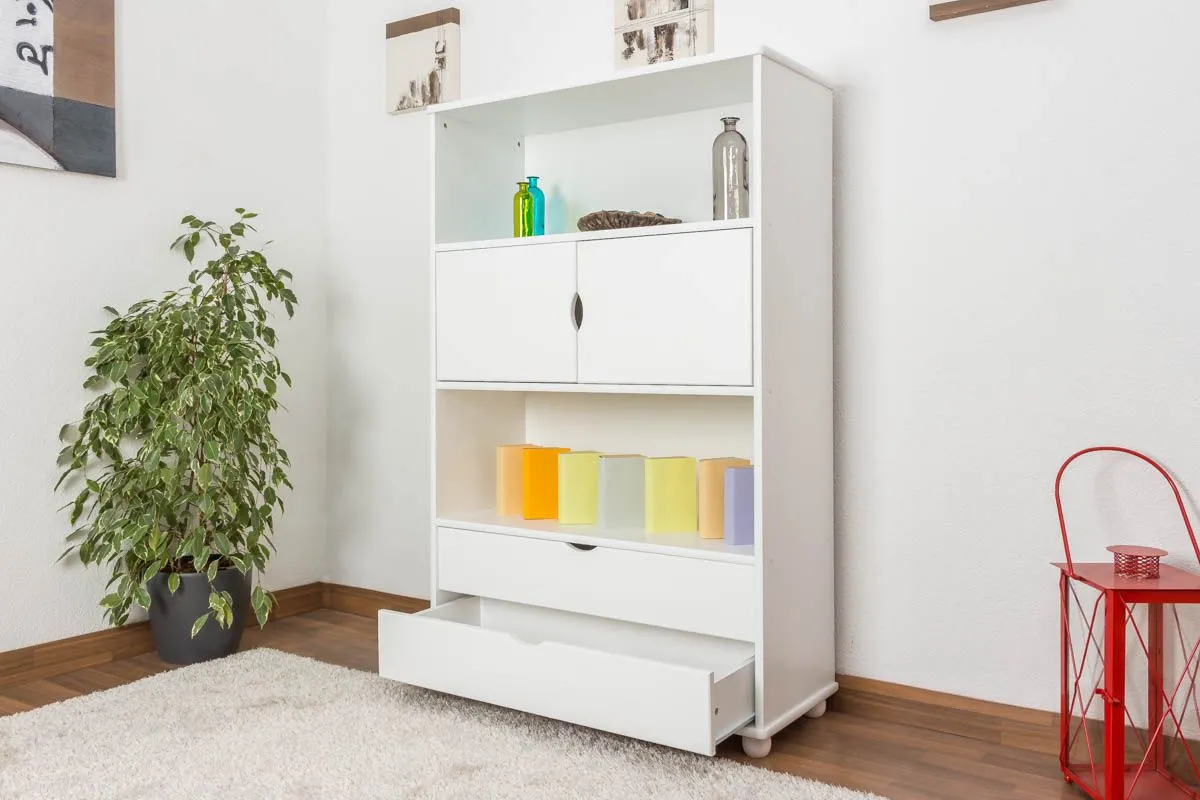 Weißes Küchenregal