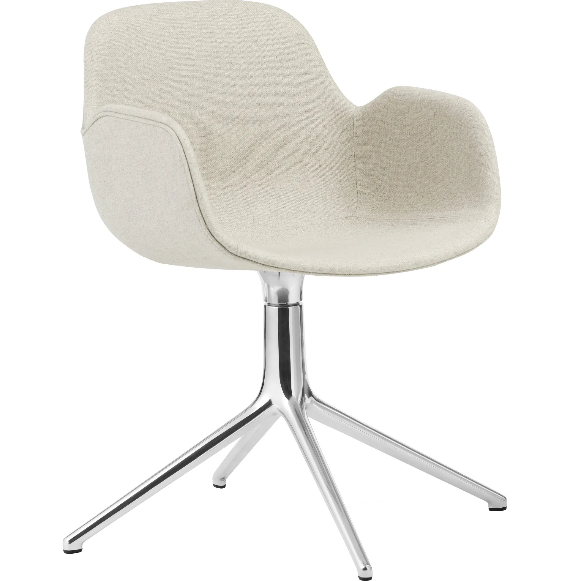 Normann Copenhagen Form Drehsessel 4L Alu gepolstert