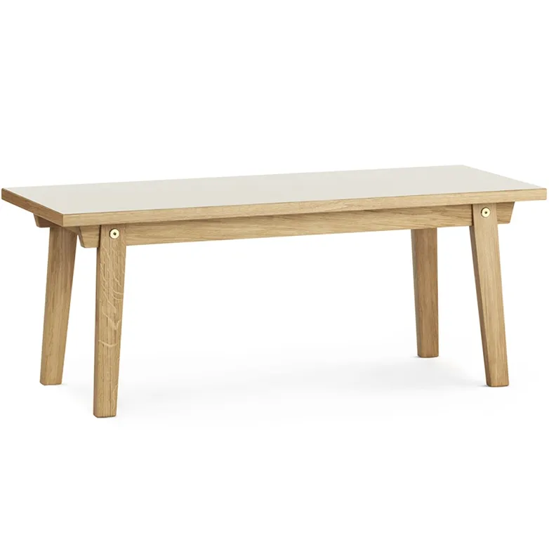 Beistelltisch Slice Linoleum von Normann Copenhagen