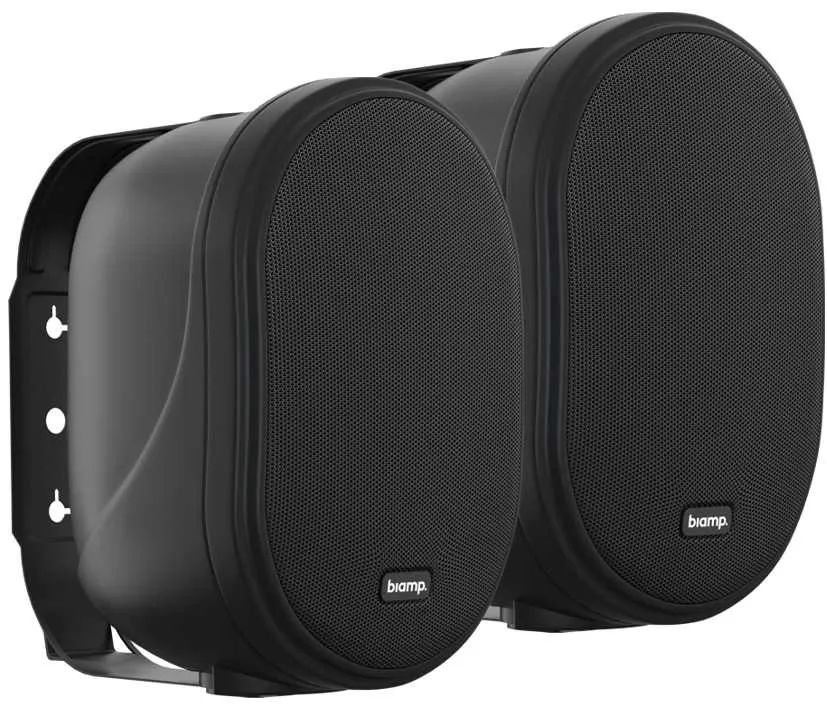 Apart  OVO5T Wandlautsprecher Black 160W 2x80W 16-ohm oder 100V-ELA IP40 Kompaktlautsprecher -- PAAR