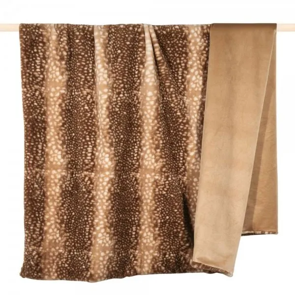 pad Decke Bambi Kunstpelz Brown (140x190cm)