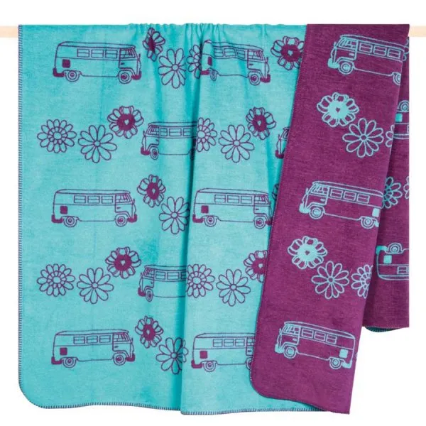 pad Decke Culture Bulli Blau (150x200cm)