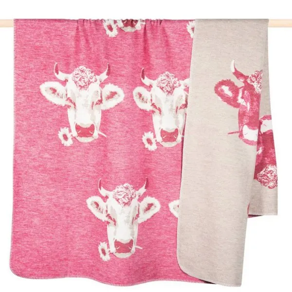 pad Decke Moo Kuh Pink (150x200cm)