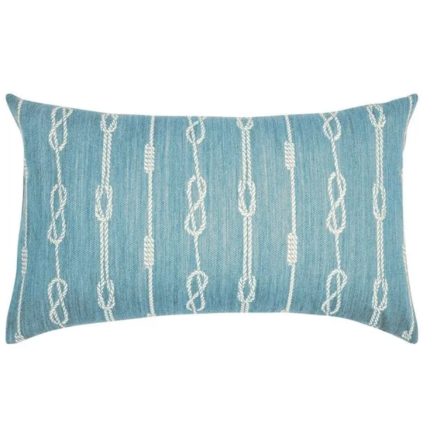 pad Kissen Rope Seil Blau (35x60cm)