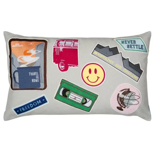 pad Kissen Sticker Smile (30x50cm)