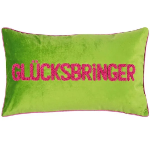 pad Kissenhülle Letters Glücksbringer Hot Pink (30x50cm)