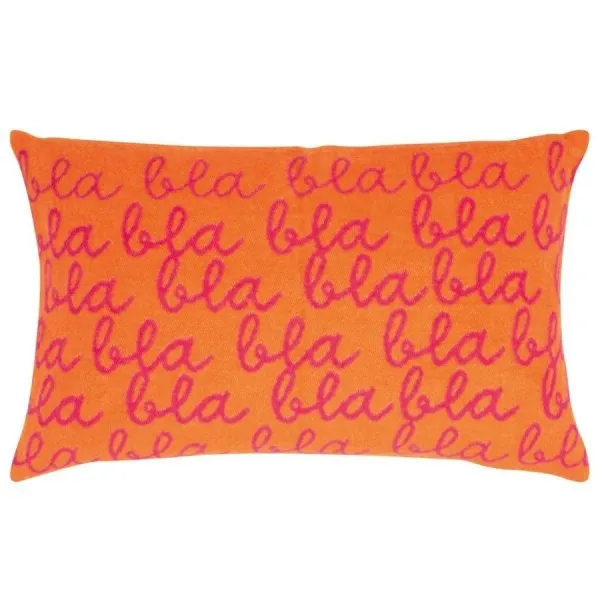 pad Kissenhülle Lust Bla Bla Bla Orange (35x60cm)