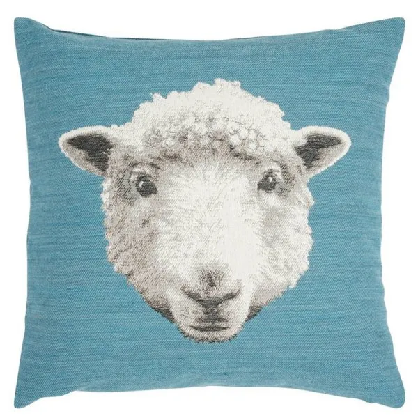 pad Kissenhülle MOO Schaf Blau (45x45cm)