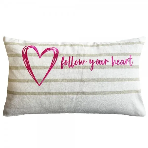 pad Kissenhülle Nautic Herz Pink (35x60cm)