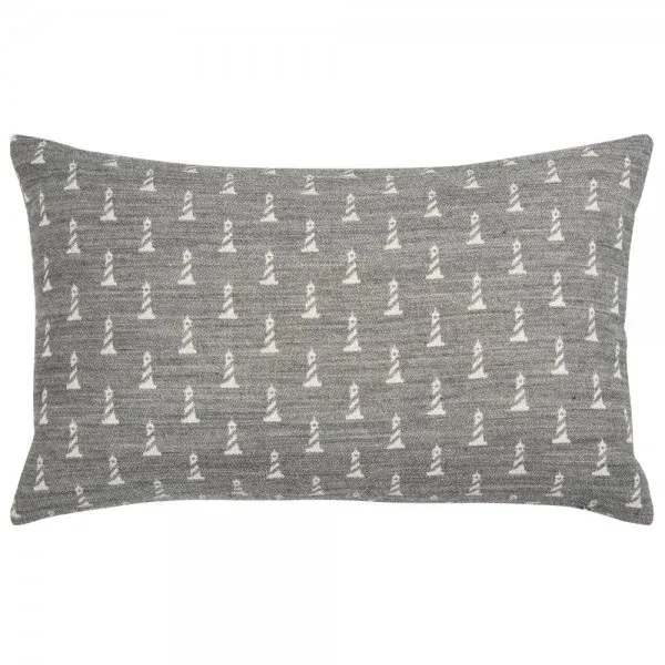 pad Kissenhülle Phare Leuchtturm Hellgrau (30x50cm)