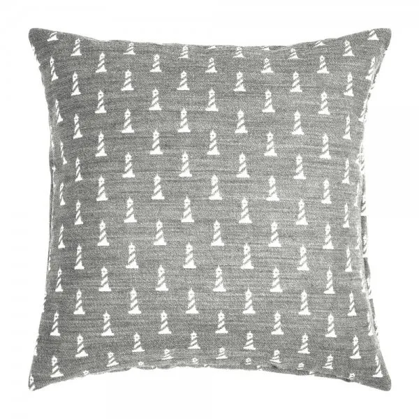 pad Kissenhülle Phare Leuchtturm Hellgrau (45x45cm)