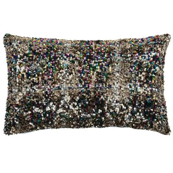 pad Kissenhülle Sparkle Dusty Blue Pailetten (30x50cm)