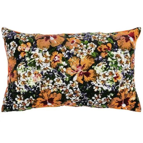 pad Kissenhülle Sparkle Orange Pailetten (30x50cm)