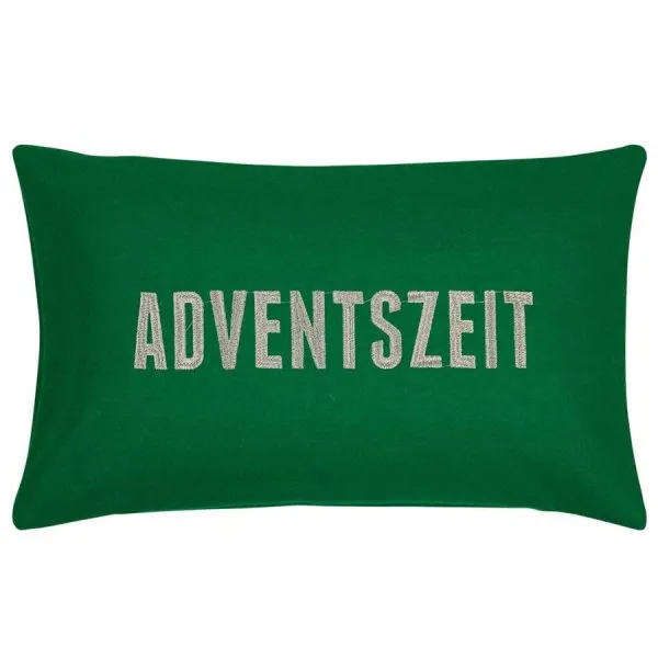 pad Kissenhülle Team Santa Adventszeit Grün Grau (30x50cm)