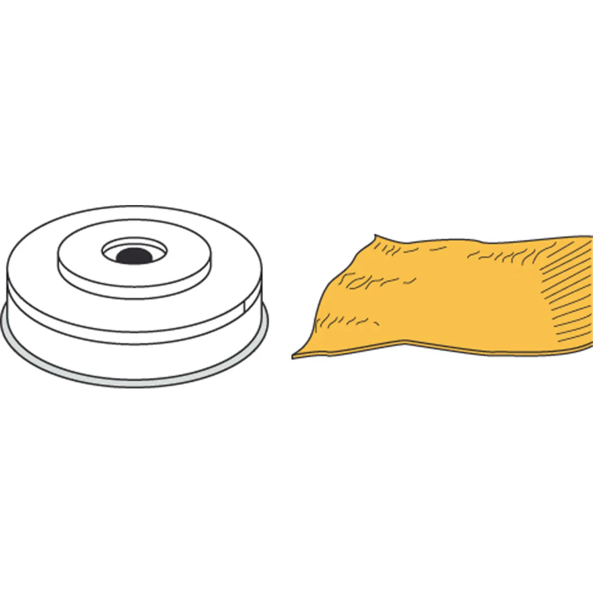 Pasta-Scheibe Ø 57 mm Pasta Sfoglia für Nudelmachine PF25E/PF40E
