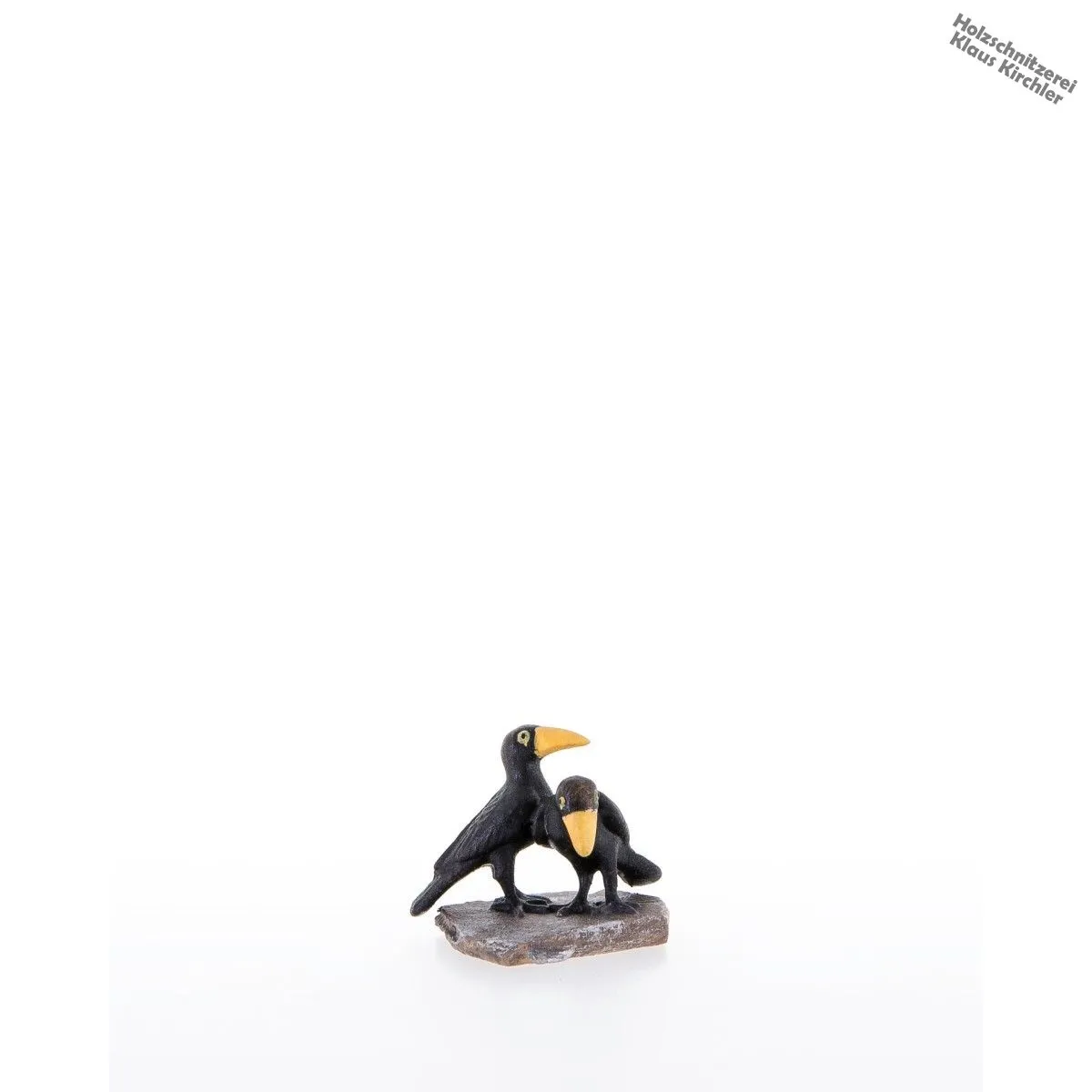 Raben auf Stein fuer Kamin