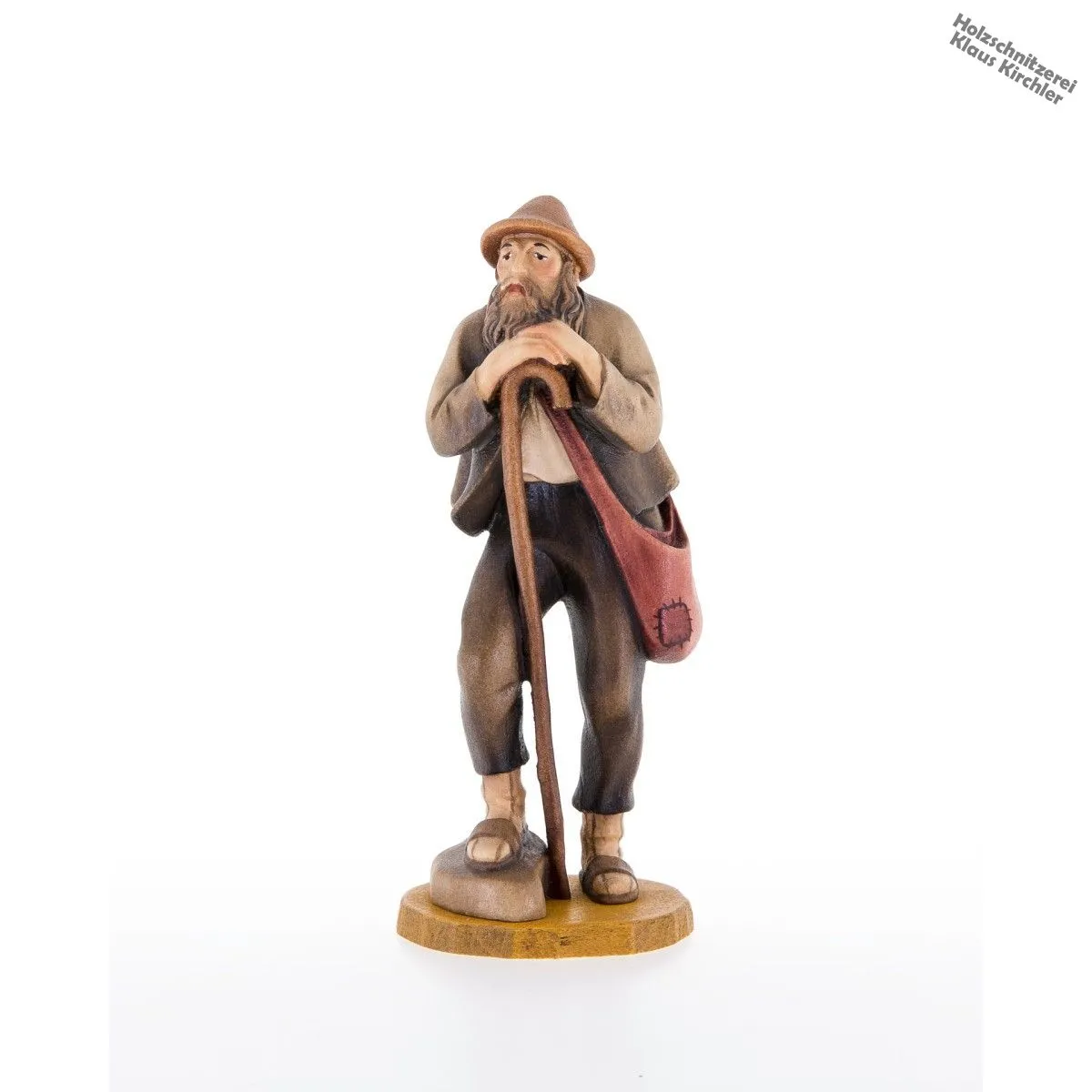 Shepherd with walking stick