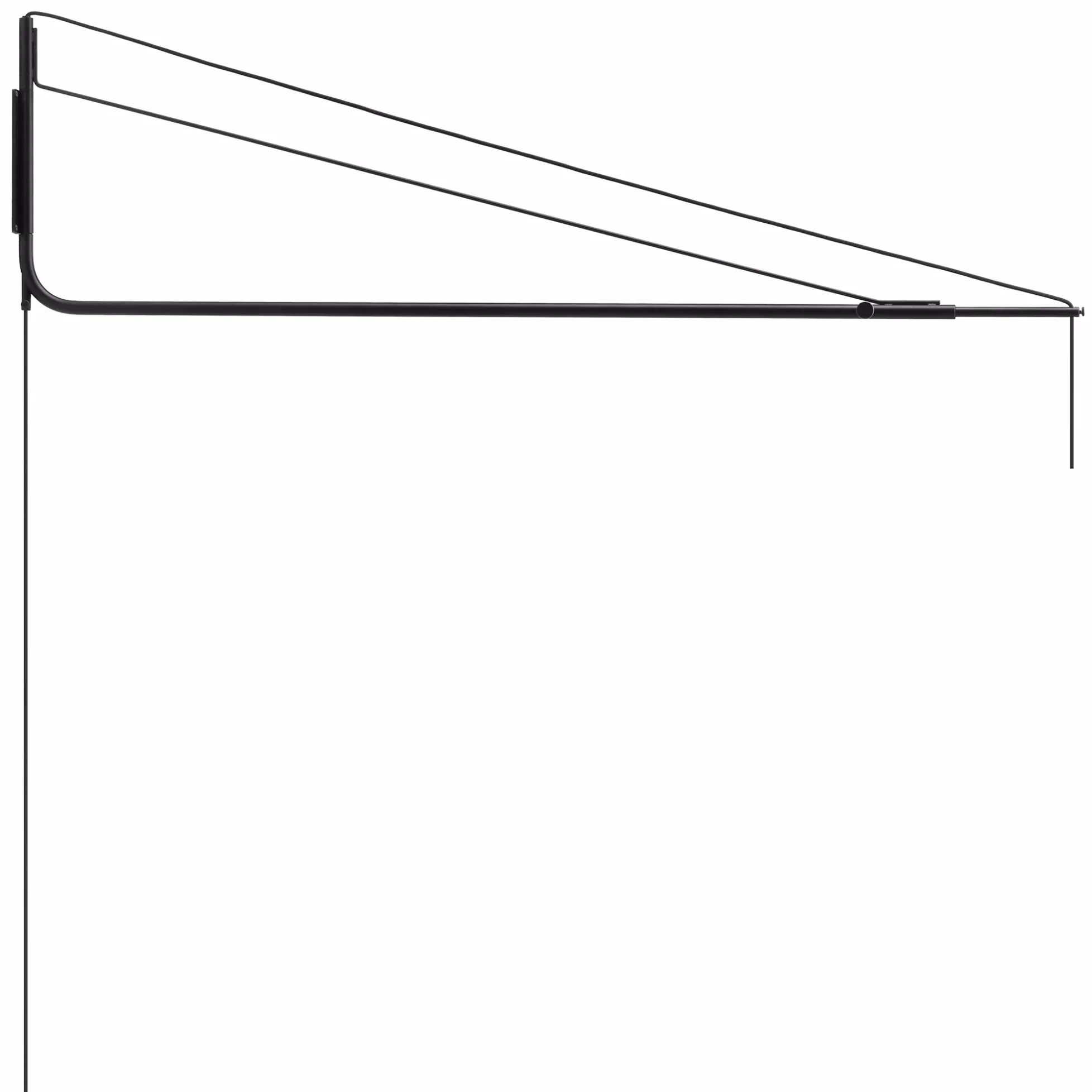 Verstellbare Leuchtenhalterung Varsi 1000 von Secto Design