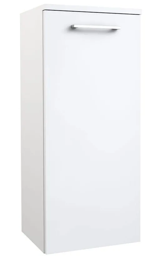 Badezimmer - Seitenschrank Rajkot 91, Farbe: Weiß matt – 80 x 35 x 28 cm (H x B x T)