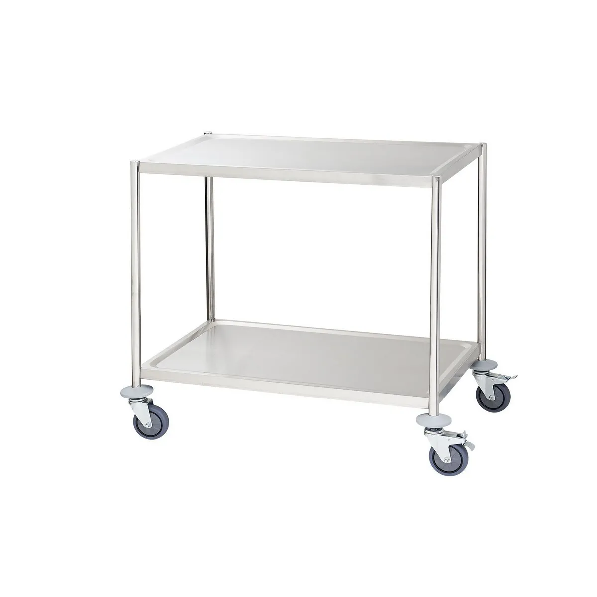 Stalgast Servierwagen mit zwei Borden von 800x500 mm, ohne Griff