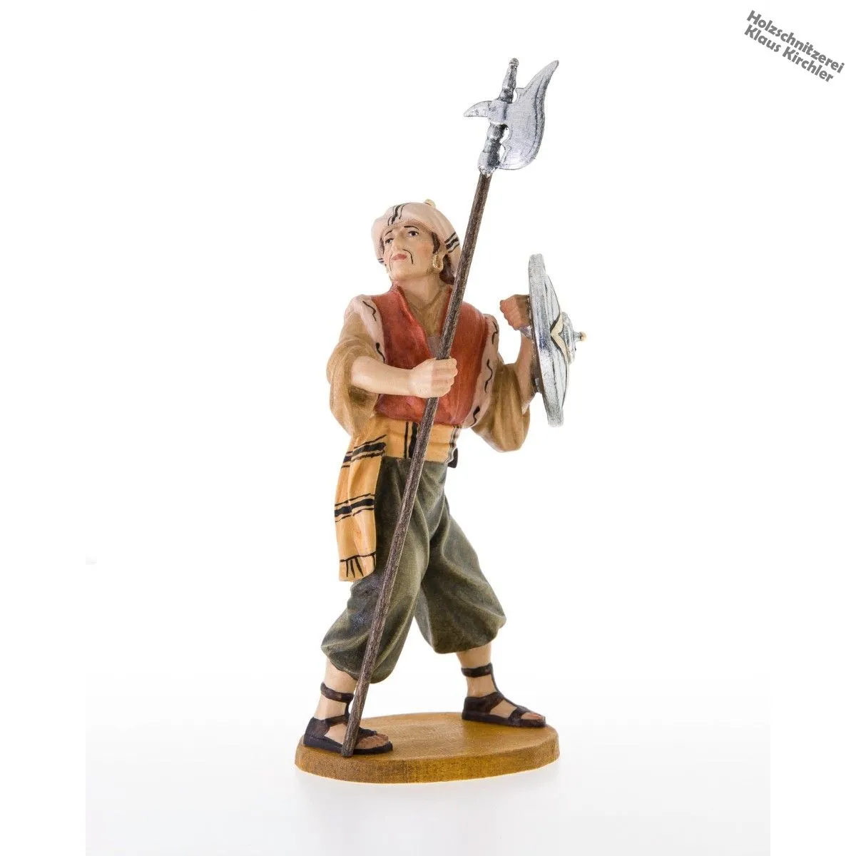 Soldat mit Hellebarde und Schild