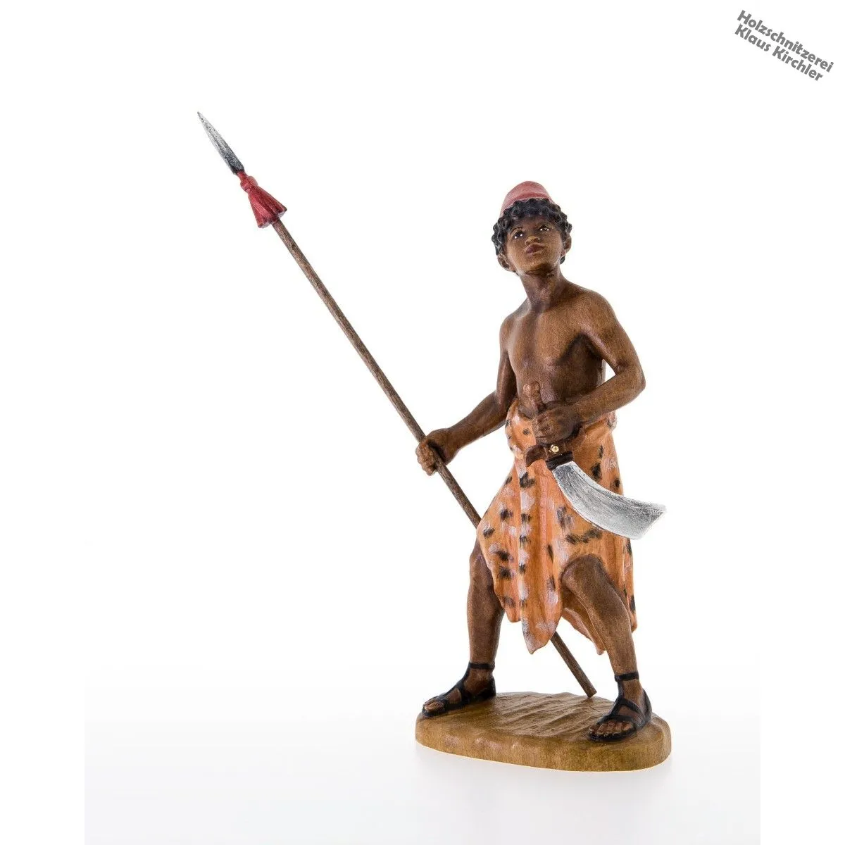 Soldat mit Schwert und Lanze