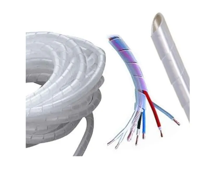 10m Spiralschlauch Transparent für 4-50mm  Bündeldurchmesser