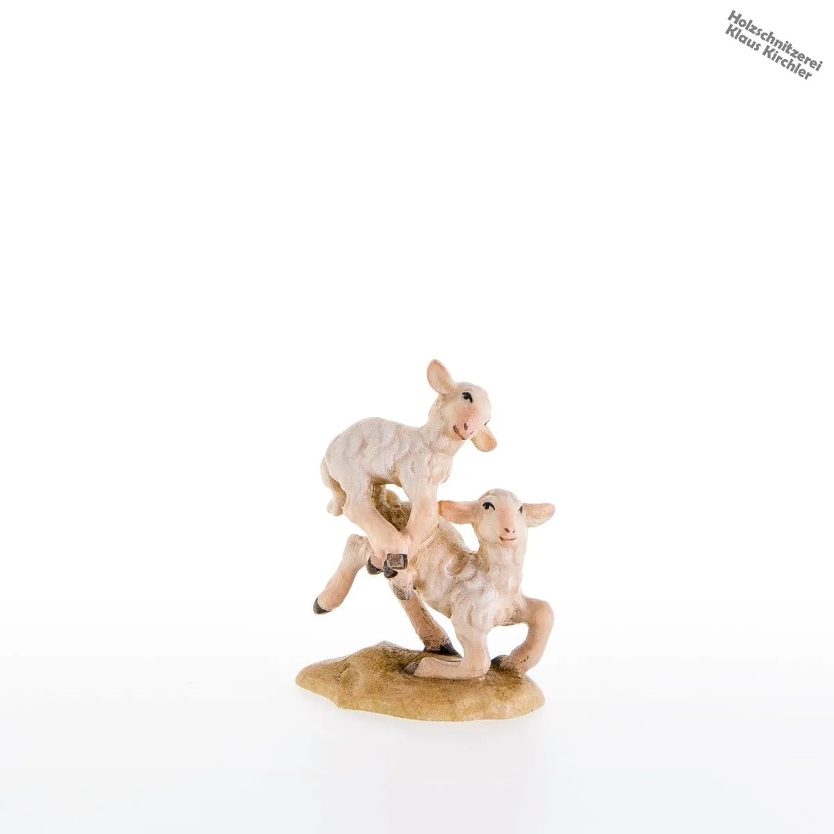 Coppia di agnelli saltellanti