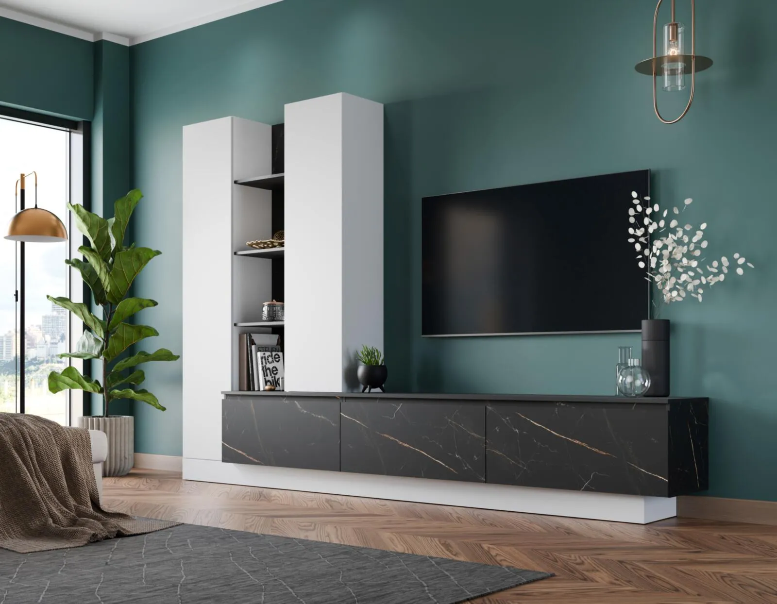 Wohnwand Kawoo Modesto