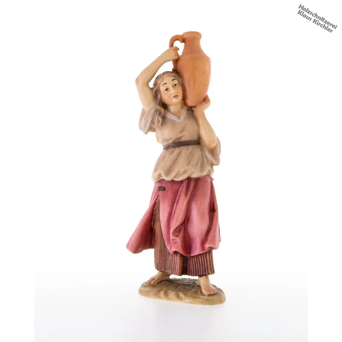 Wasserfrau mit Krug auf der Schulter