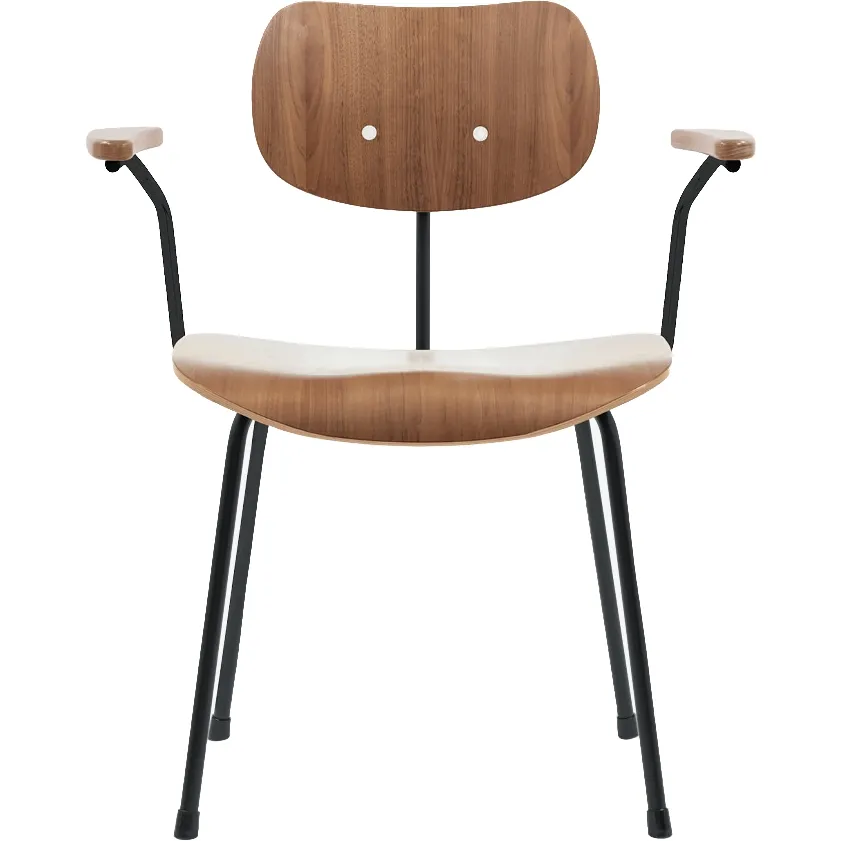Armlehnstuhl SE 68 (Holz Natur / Schwarz) von Wilde+Spieth