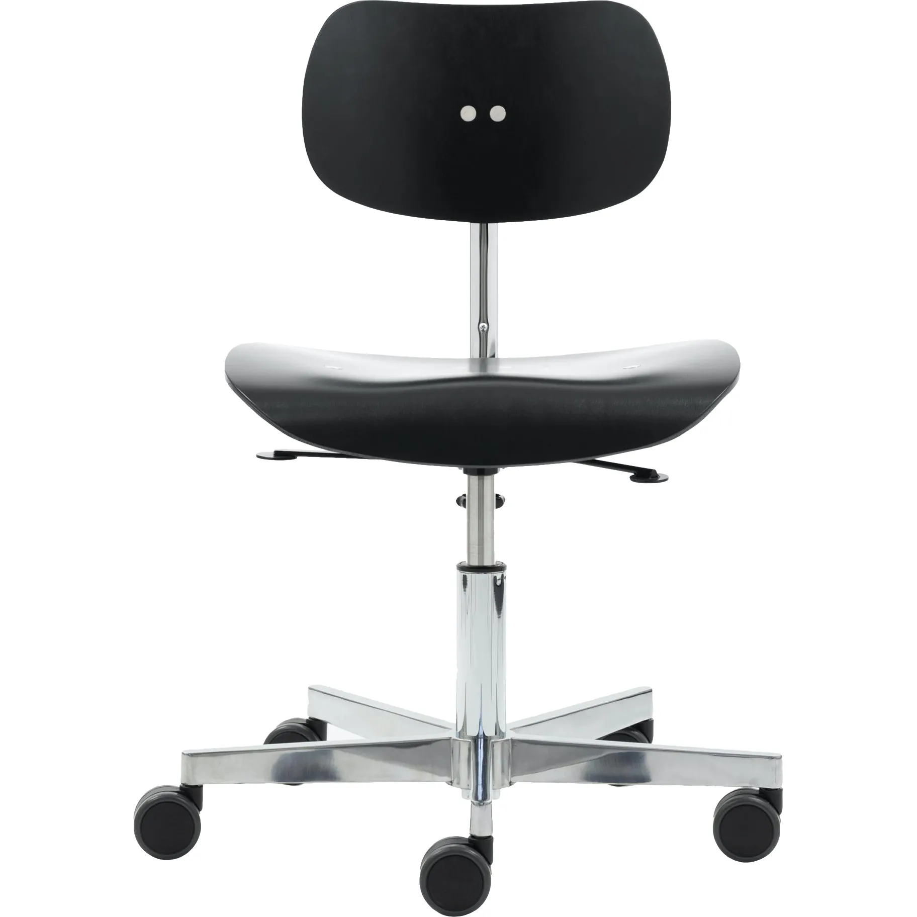 Drehstuhl S 197 R 20 von Wilde+Spieth mit Chromgestell