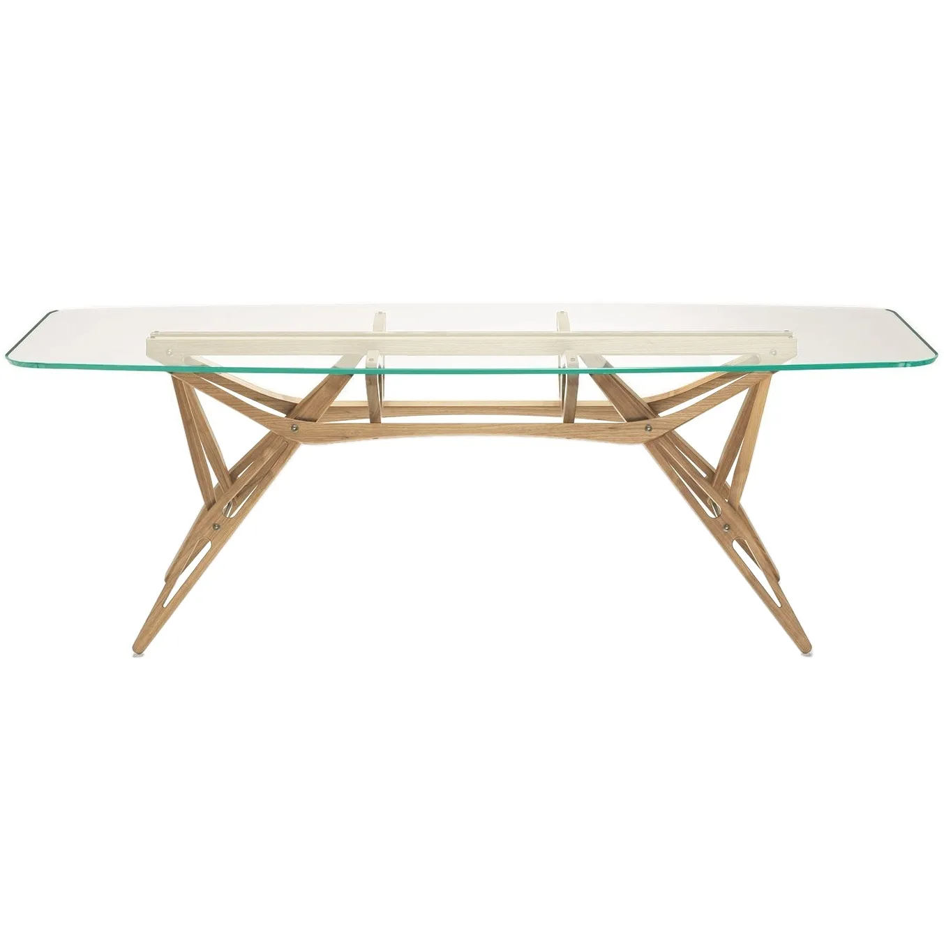 Tisch Reale CM mit Glasplatte von Zanotta